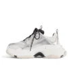 Zapatillas Triple S «Negro, Blanco, Plata, doble espuma y malla» 524039W2FWM8191