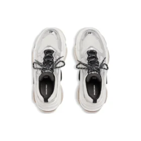 Zapatillas Triple S «Negro, Blanco, Plata, doble espuma y malla» 524039W2FWM8191