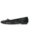 Zapatos anatómicos «Piel de oveja suave y brillante en negro» 714260WBCW01000