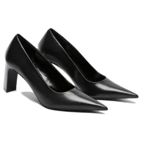 Zapatos de tacón Blade «Black Soft Calfskin» 679184WBC401000