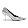 Zapatos de tacón con diseño cuadrado en relieve «Silver» 572879WBB208100