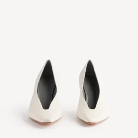 Zapatos de tacón «Duchesse» para mujer en blanco nieve