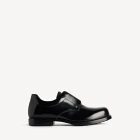 Zapatos Derby cómodos para hombre en negro