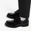 Zapatos Derby cómodos para hombre en negro Zapatos Derby cómodos para hombre en negro