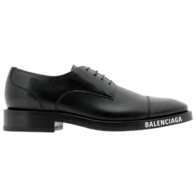 Zapatos Derby con puntera con logotipo «Negro» 590716WA7201000