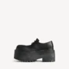 Zapatos Derby de plataforma «Strike» para mujer con dijes en negro/multicolor Zapatos Derby de plataforma «Strike» para mujer con dijes en negro/multicolor