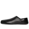 Zapatos sin cordones de piel de becerro suave con punta cuadrada «Negro» 702072WBDH11000